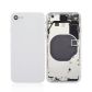 Back Housing with Power Flex White No Logo for iPhone SE2022 (SE3)