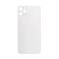 Back Glass White No Logo for iPhone 11Pro (Aftermarket Premium)