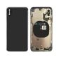IPHONE XS BACK HOUSING WITH VOLUME POWER FLEX BLACK NO LOGO