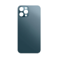 Back Glass Pacific Blue No Logo for iPhone 12Pro Max (Aftermarket Premium)