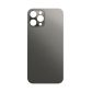 Back Glass Black No Logo for iPhone 12Pro Max (Aftermarket Premium)