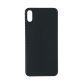 IPHONE XS BACK GLASS BLACK NO LOGO (AFTERMARKET PREMIUM)