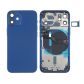 Back Housing With Power Flex Navy No Logo For iPhone 12Mini (Best Aftermarket)