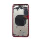 IPHONE 8PLUS BACK HOUSING WITH POWER FLEX RED  NO LOGO(AFTERMARKET HIGH QUALITY)