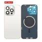 Back Panel with Magnet White No Logo for iPhone 15Pro (Best Aftermarket)