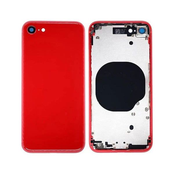 IPHONE 8G BACK HOUSING WITHOUT PARTS RED NO LOGO