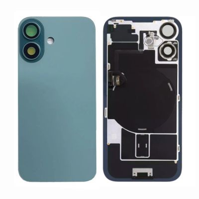 Back Panel with Wireless Charging Flex Teal for iPhone 16Plus (Best Quality)