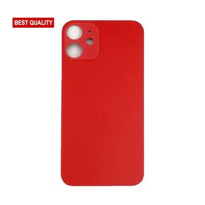 Back Glass Red No Logo for iPhone 12 (Best Aftermarket)