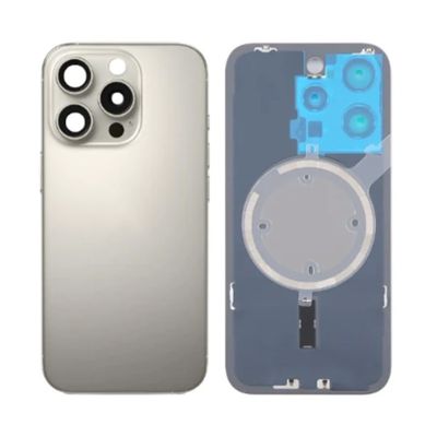 Back Panel with Magnet Grey No Logo for iPhone 16Pro Max (Aftermarket Premium)
