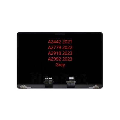 LCD Screen Grey for Macbook PRO 14" A2442 (2021)/A2779 (2022)/A2918 (2023)/A2992 (2023) (Brand New no Logo, system must be updated to 15.2)