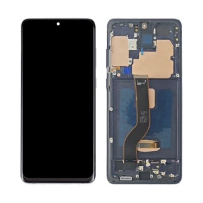 Samsung S20Plus Service Pack OLED Assembled with Third Party Frame Black