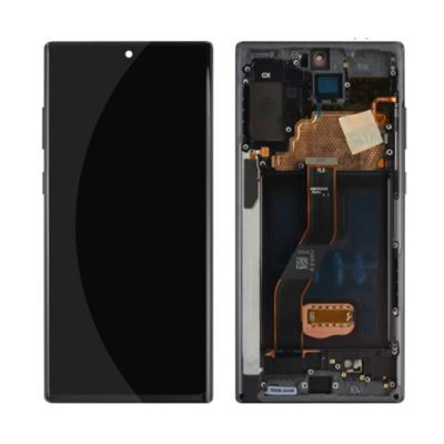 Samsung Note10Plus Service Pack OLED Assembled by Third Party Frame Black