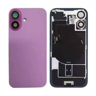Back Panel with Wireless Charging Flex Pink for iPhone 16Plus (Best Quality)