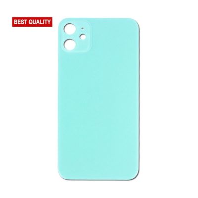 Back Glass Green No Logo for iPhone 11 (Best Aftermarket)