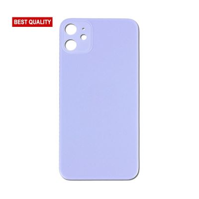 Back Glass Purple No Logo for iPhone 11 (Best Aftermarket)