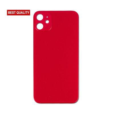 Back Glass Red No Logo for iPhone 11 (Best Aftermarket)