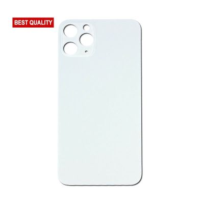 Back Glass White No Logo for iPhone 11 (Best Aftermarket)