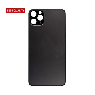 Back Glass Black No Logo for iPhone 11Pro Max (Best Aftermarket)