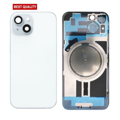 Back Panel with Magnet Blue No Logo for iPhone 15Plus (Best Aftermarket)