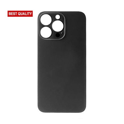 Back Glass Black No Logo for iPhone 13Pro Max (Best Aftermarket)