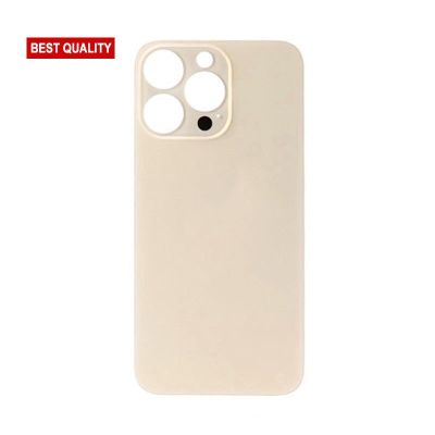 Back Glass Gold No Logo for iPhone 13Pro Max (Best Aftermarket)