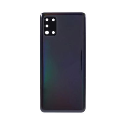 Samsung A31 4G A315 Back Glass Cover With Camera Lens Black