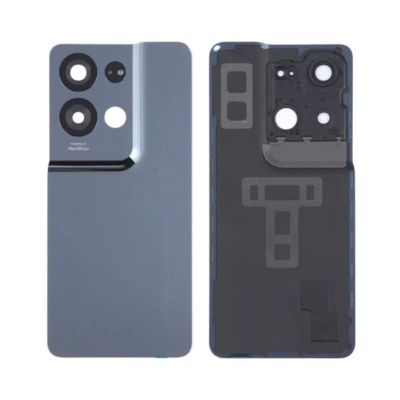 OPPO RENO 8PRO CPH2357 BACK GLASS WITH CAMERA LENS BLACK