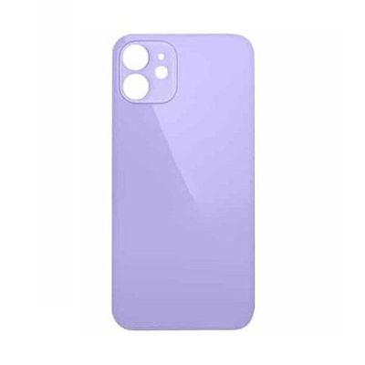 Back Glass Purple No Logo for iPhone 12 (Aftermarket Premium)