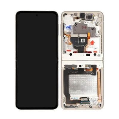SAMSUNG Z FLIP 3 5G F711 INNER SCREEN CREAM (PULLED)