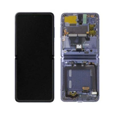 SAMSUNG Z FLIP 4G F700 MAIN SCREEN PURPLE (PULLED)