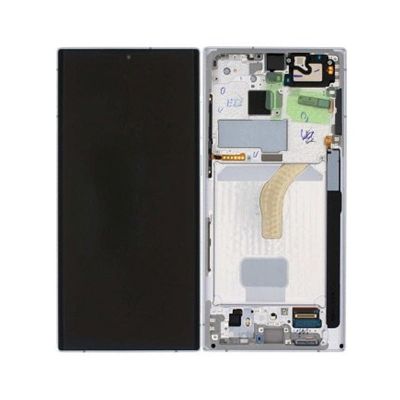 Samsung S23ultra Service Pack OLED Assembled With Third Party Frame Cream White