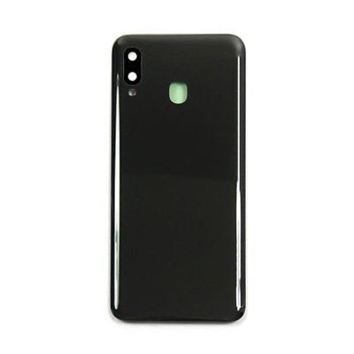 SAMSUNG A20 BACK GLASS COVER BLACK