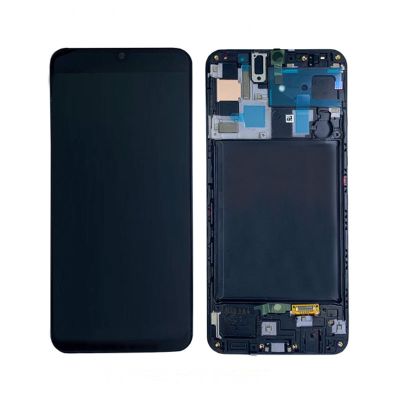 SAMSUNG A71 4G LCD SCREEN BLACK GH82-22152A (SERVICE PACK)
