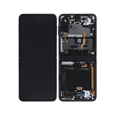 SAMSUNG Z FLIP 3 5G F711 INNER OLED SCREEN BLACK GH82-26273C (SERVICE PACK)