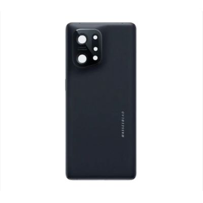 OPPO FIND X5 BACK GLASS BLACK WITH CAMERA LENS