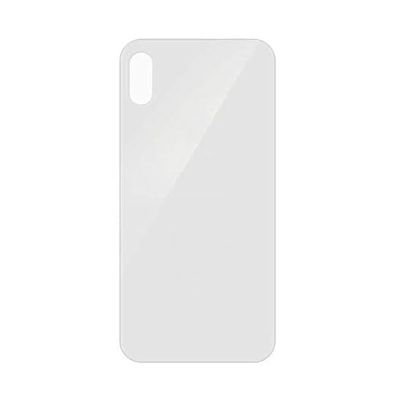 IPHONE XS MAX BACK GLASS WHITE NO LOGO (AFTERMARKET PREMIUM)