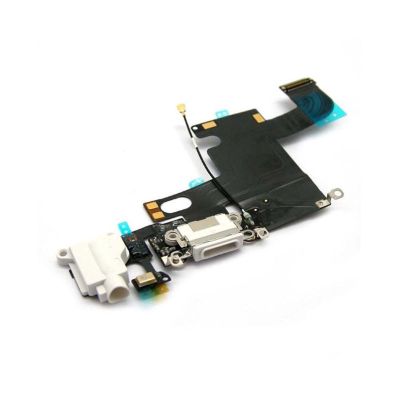 IPHONE 6G CHARGING PORT FLEX WHITE (PULLED)