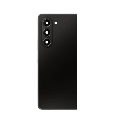 SAMSUNG Z FOLD 5 F946 BACK GLASS WITH LENS BLACK (AFTERMARKET PREMIUM)