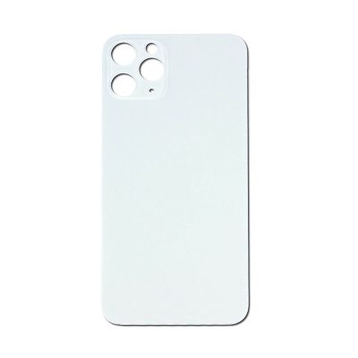 Back Glass White No Logo for iPhone 11 (Aftermarket Premium)