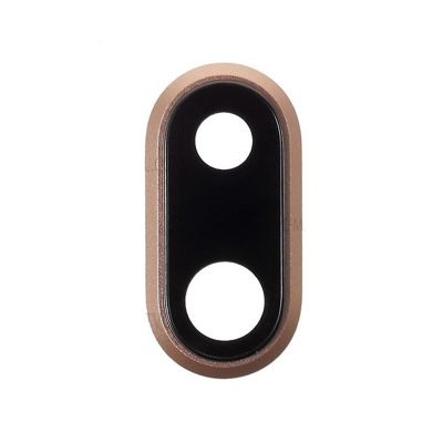IPHONE 8PLUS BACK CAMERA LENS WITH FRAME GOLD