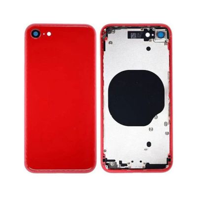 IPHONE 8G BACK HOUSING WITHOUT PARTS RED NO LOGO