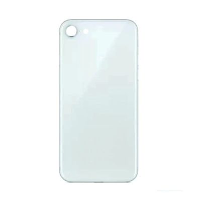 IPHONE 8G BACK GLASS WHITE NO LOGO (AFTERMARKET PREMIUM)