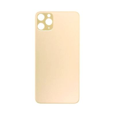 Back Glass Gold No Logo for iPhone 11Pro Max (Aftermarket Premium)