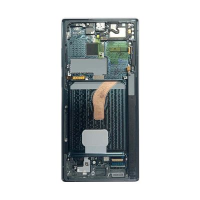 SAMSUNG S22ULTRA SCREEN WITH FRONT CAMERA FLEX GREEN GH82-29021D (SERVICE PACK)