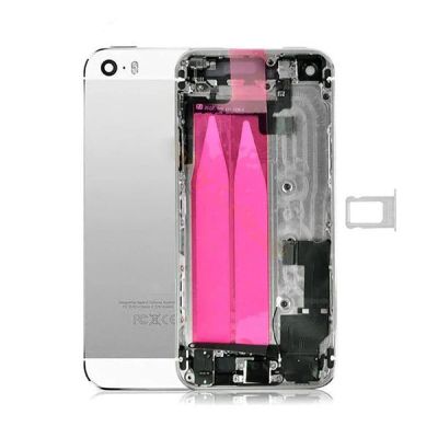 IPHONE 5S BACK HOUSING WITH SMALL PARTS SILVER NO LOGO