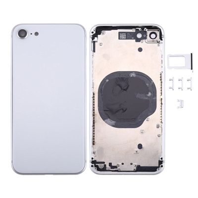 IPHONE 8G BACK HOUSING WITHOUT PARTS WHITE NO LOGO