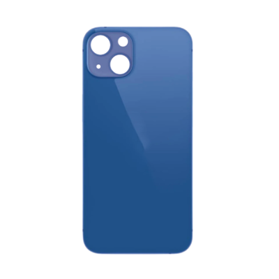 Back Glass Blue No Logo For iPhone 13Mini (Aftermarket Premium)