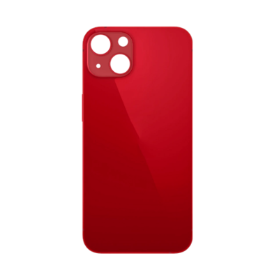 Back Glass Red No Logo For iPhone 13Mini (Aftermarket Premium)