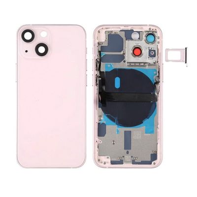 Back Housing With Power Flex Pink No Logo For iPhone 13Mini