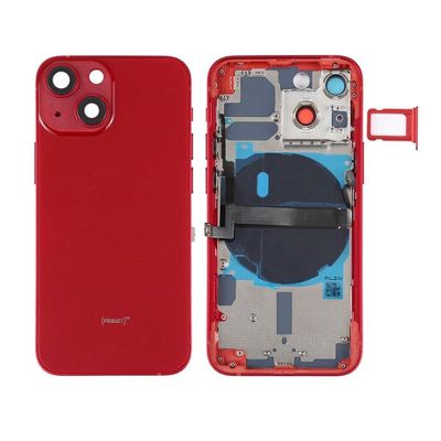 Back Housing With Power Flex Red No Logo For iPhone 13Mini